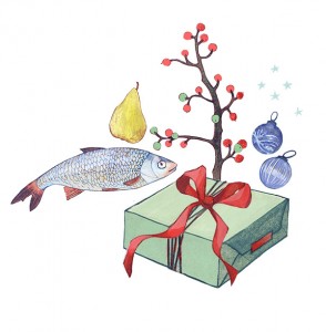 Illustration Ökologische Weihnachten