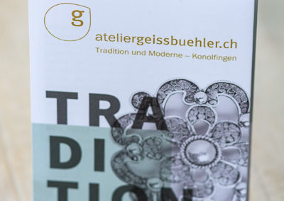 Atelier Geissbühler: Schmuck aus Konolfingen "Tradition und Moderne"
