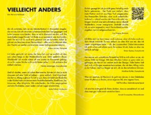 Buchgestaltung – Innenseiten mit QR-Code