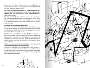 Buchgestaltung – Innenseiten mit Illustration