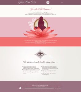 Webdesign und Umsetzung: GanzFrauSein Frauenthemen